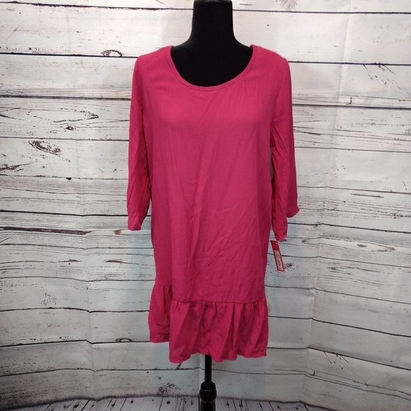 Women's Long Sleeve Tassel Back Cover Up Dress - Picture 1 of 4